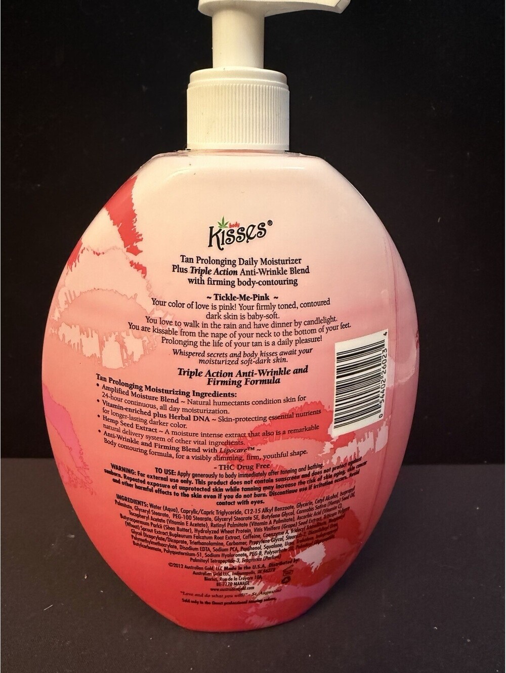 Australian Gold Body Kisses Daily Moisturizer - 22.0 oz Nos - Picture 2 of 2